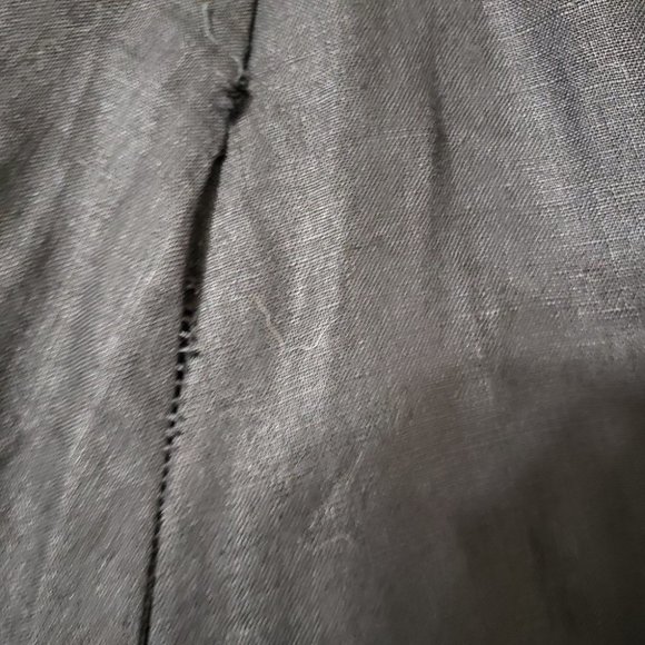 Becky & Max Black Linen Halter Dress women's size 4 - Picture 8 of 10